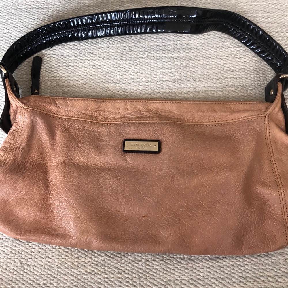 Leather and patent Kate Spade handbag